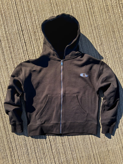 EMBOSSED HEAVY WEIGHT ZIP-UP